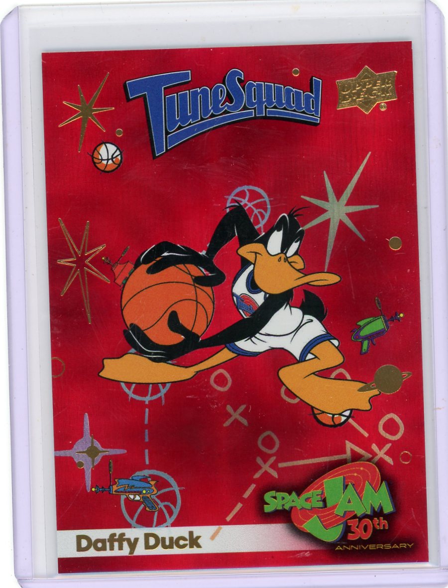 Daffy Duck 2026 Upper Deck Space Jam 30th Anniversary Fly High #'d 0220/1996