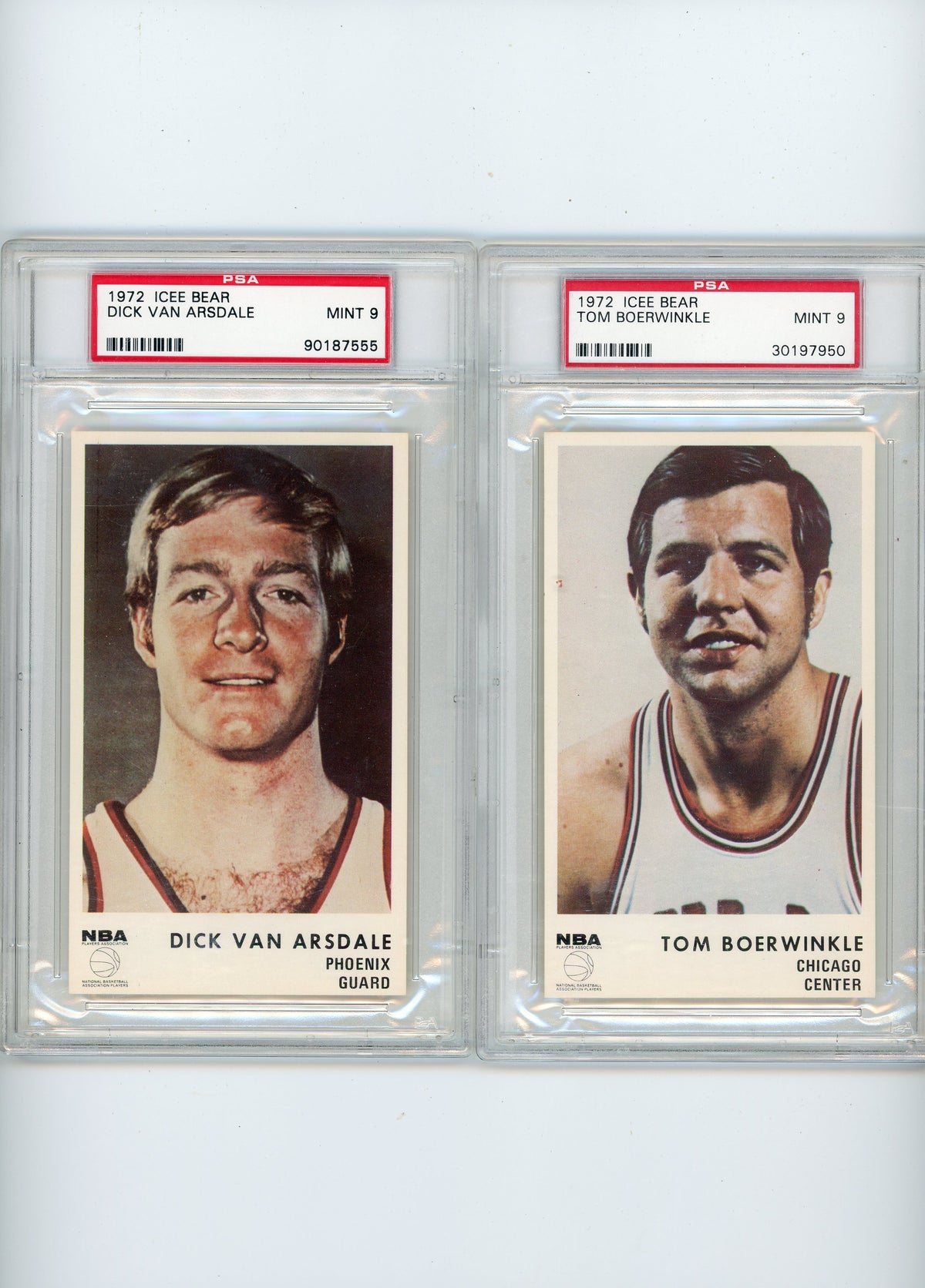 1972 Icee Bear Basketball Complete 20-card Set (19 PSA 9's, 1 PRO 9.5)