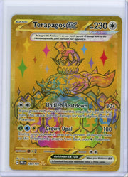 Terapagos ex Pokémon Prismatic Evolutions Gold Hyper #180/131