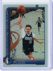 Cooper Flagg 2025-26 Topps Chrome Update refractor rookie card