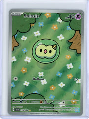 Solosis 2025 Pokemon Black Bolt Illustration rare #118/086