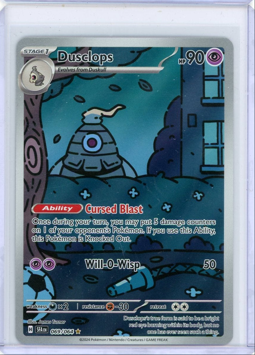Dusclops 2024 Pokemon Shrouded Fable Illustration rare #069/064