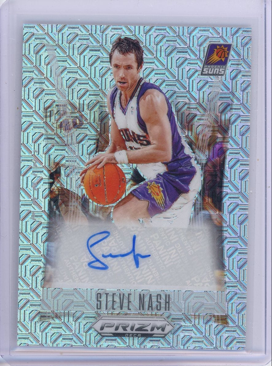 Steve Nash 2023-24 Panini Prizm Deca mojo prizm autograph #'d 24/25