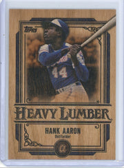 Hank Aaron 2025 Topps Heavy Lumber SSP