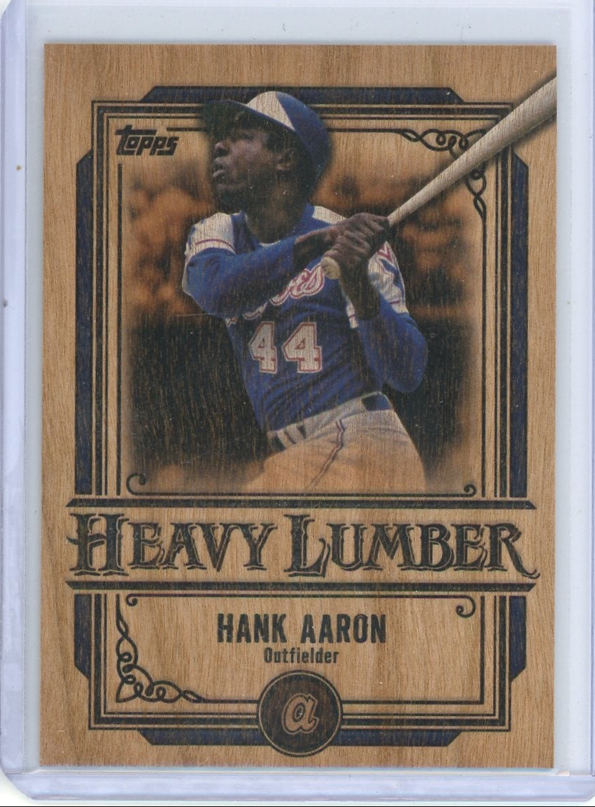 Hank Aaron 2025 Topps Heavy Lumber SSP