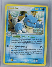 Blastoise 2006 Pokemon Crystal Guardians reverse holo stamped #14/100