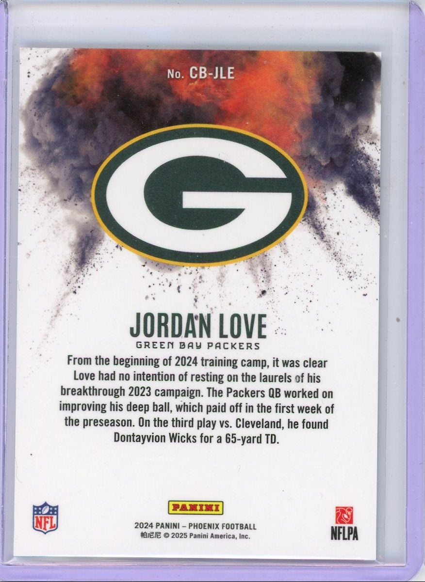Jordan Love 2024 Panini Phoenix Color Blast