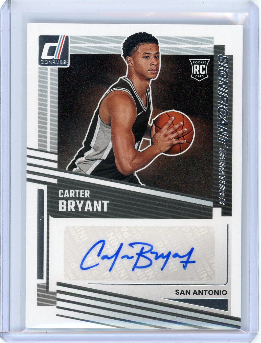 Carter Bryant 2025-26 Panini Donruss Significant Signatures Auto RC