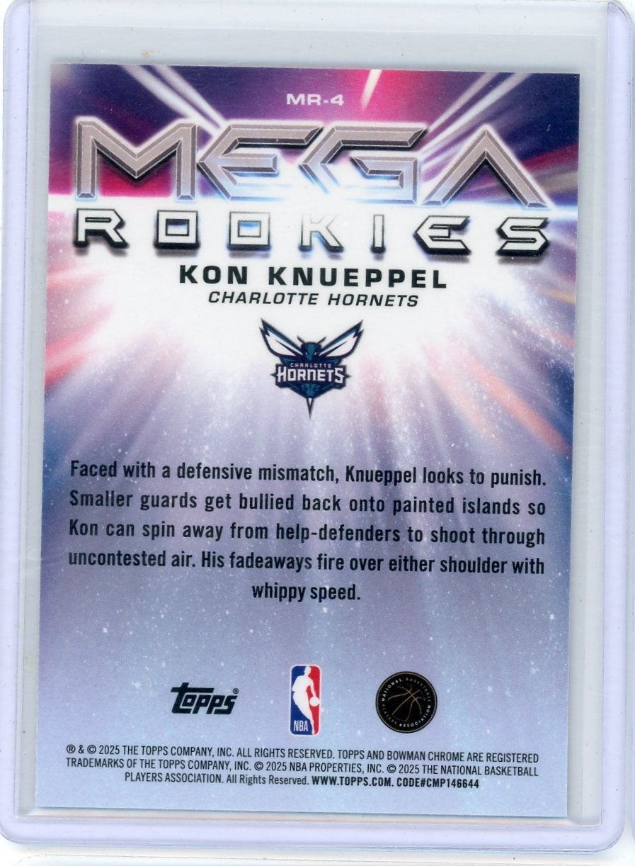 Kon Knueppel 2025-26 Bowman Chrome Mega Rookies mojo RC