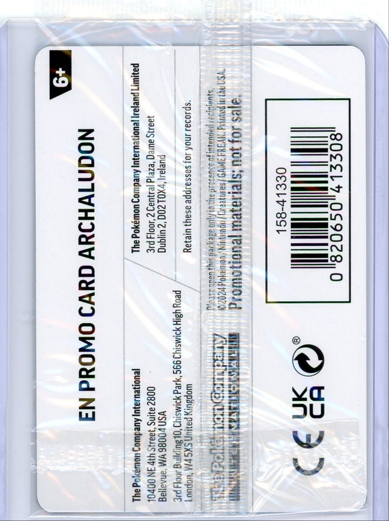 Archaludon 2024 Pokemon Game Stop promo 
