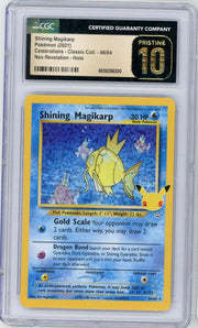 Shining Magikarp 2021 Pokemon Celebrations Classic Collection CGC 10 Pristine