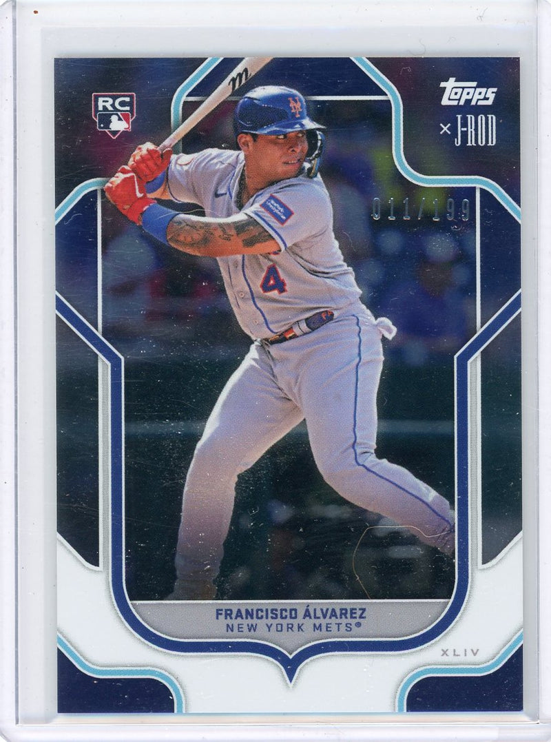 Francisco Alvarez 2023 Topps x J-Rod foil 