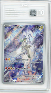 N's Reshiram 2025 Pokemon Journey Together Illustration rare #167/159 TAG 10
