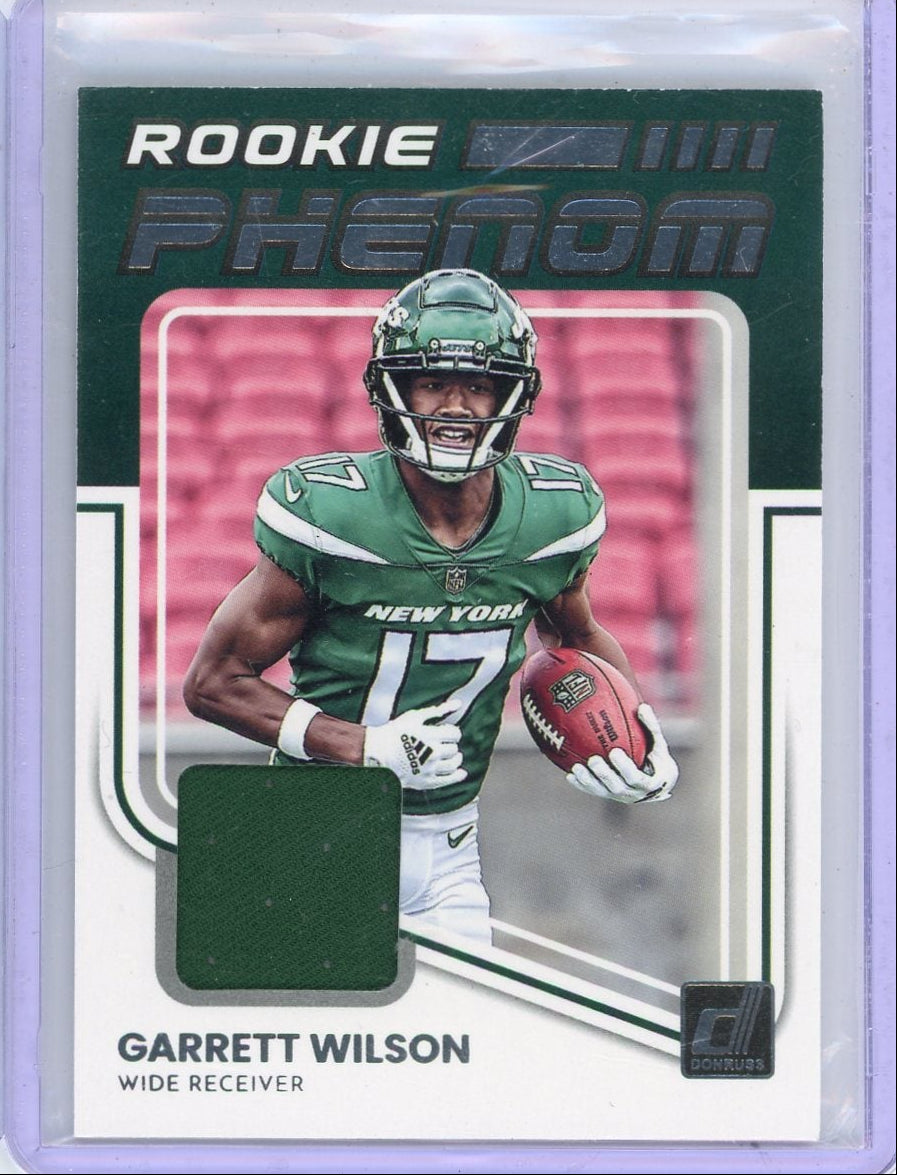 Garrett Wilson 2022 Donruss Rookie Phenom Patch
