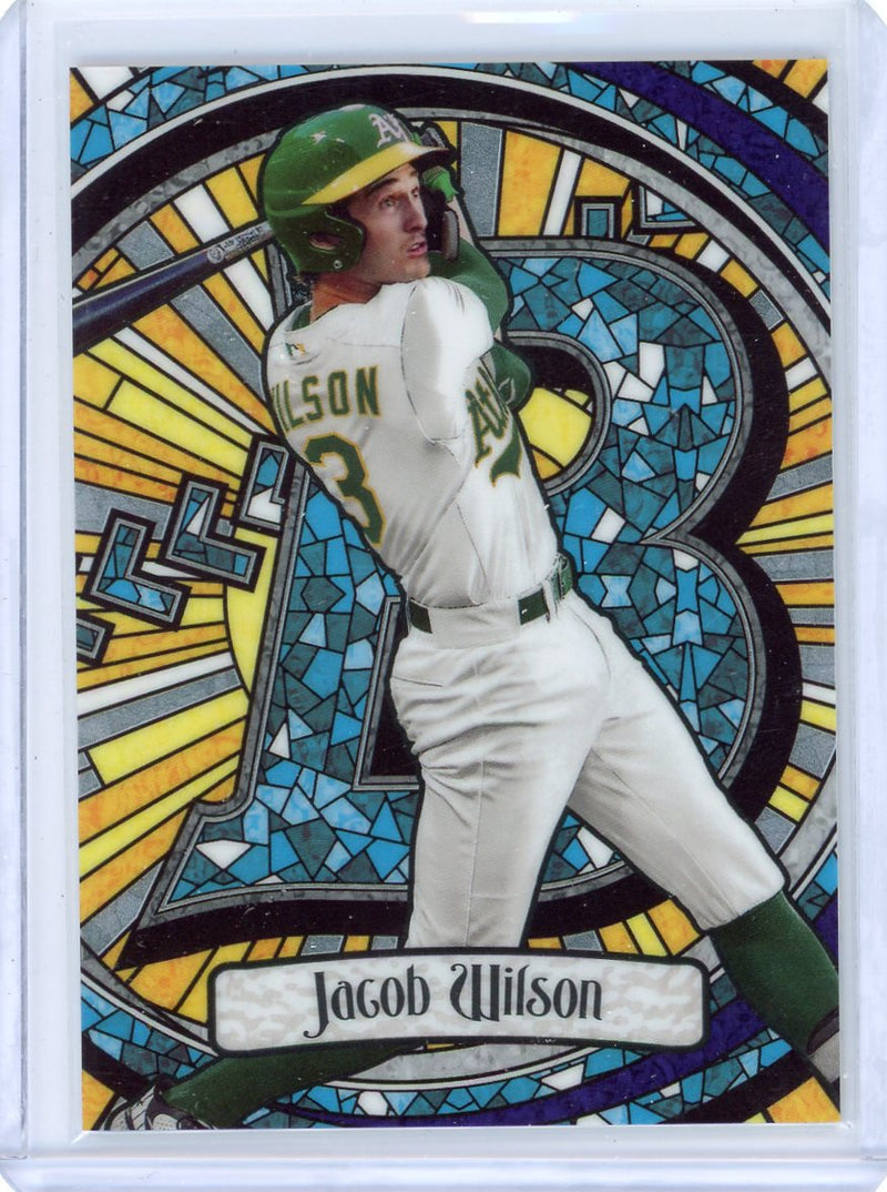 Jacob Wilson 2023 Bowman Chrome Draft Stained Glass