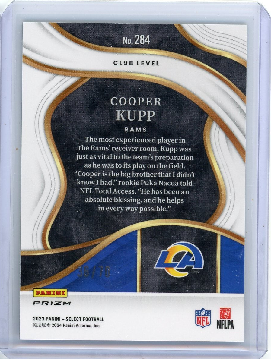 Cooper Kupp 2023 Panini Select Dragon Scale prizm #'d 36/70
