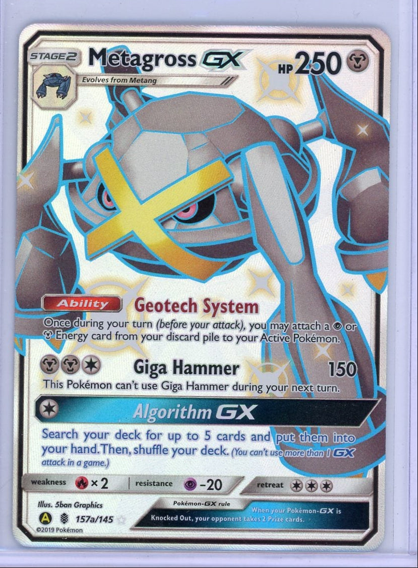 Metagross GX Pokémon Shiny Alternate Art Promo #157a/145