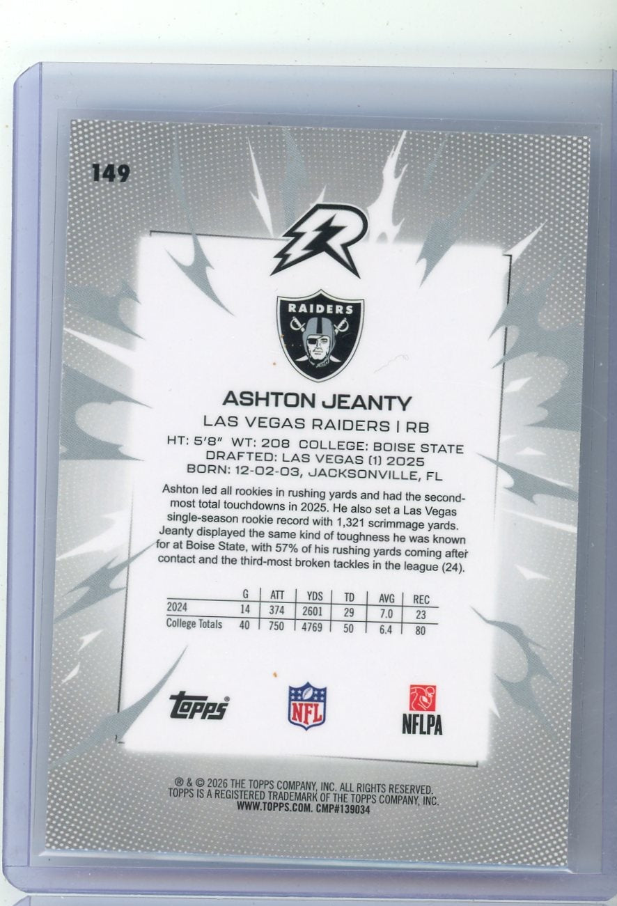 Ashton Jeanty 2025 Topps Resurgence Rookie Disco