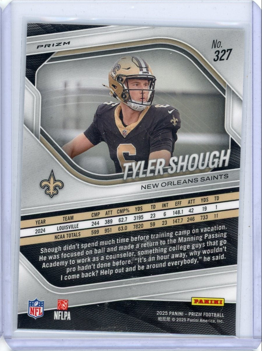 Tyler Shough 2025 Panini Prizm lazer prizm RC