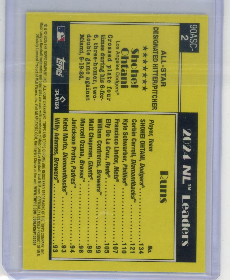 Shohei Ohtani 2025 Topps Series 2 All Star Mojo Refractor