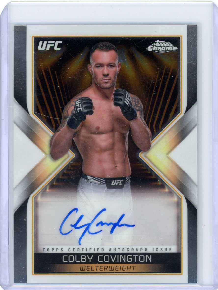 (Copy) Colby Covington 2024 Topps Chrome UFC Main Event Autograph Auto