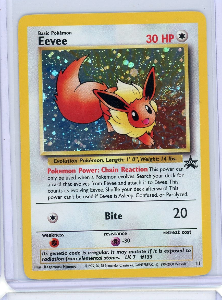 Eevee Pokémon WOTC Holo Black Star Promo #11