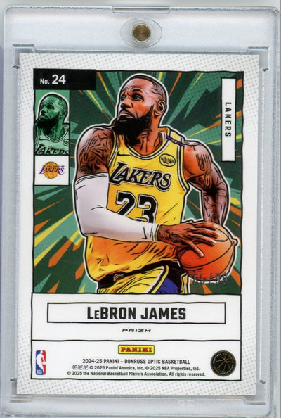 LeBron James 2024-25 Panini Donruss Optic Net Marvels red prizm #'d 65/99