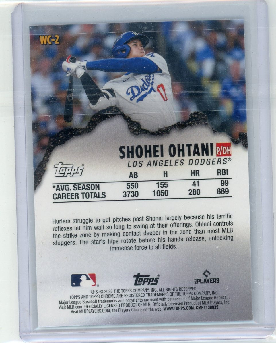 Shohei Ohtani 2026 Topps Chrome Baseball Wrecking Crew