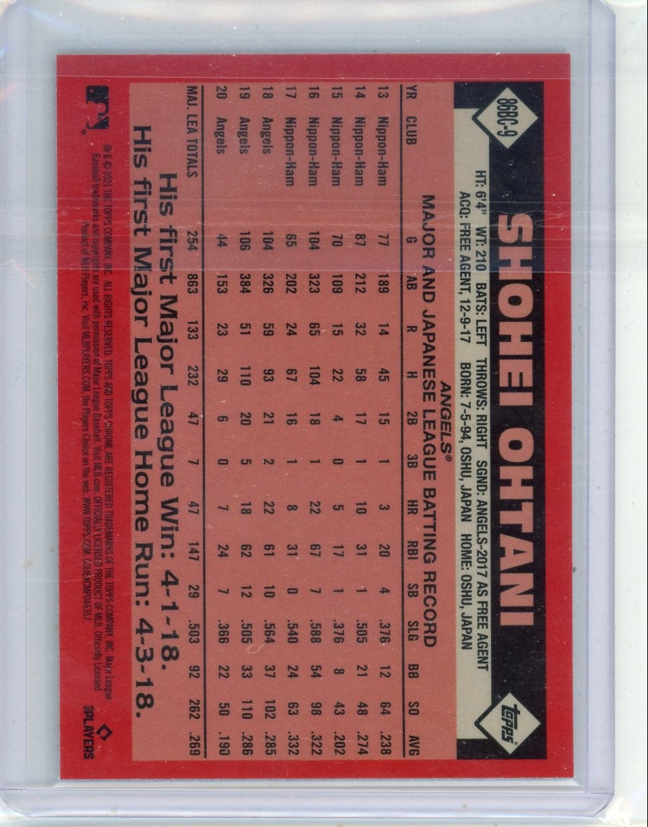 Shohei Ohtani 2021 Topps Chrome 35th Anniversary