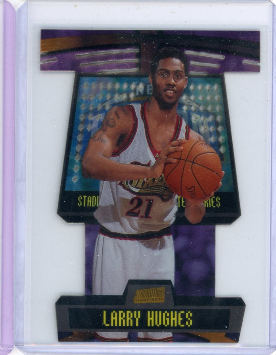 Larry Hughes 1999 Topps Stadium Club Triumvirates die-cut