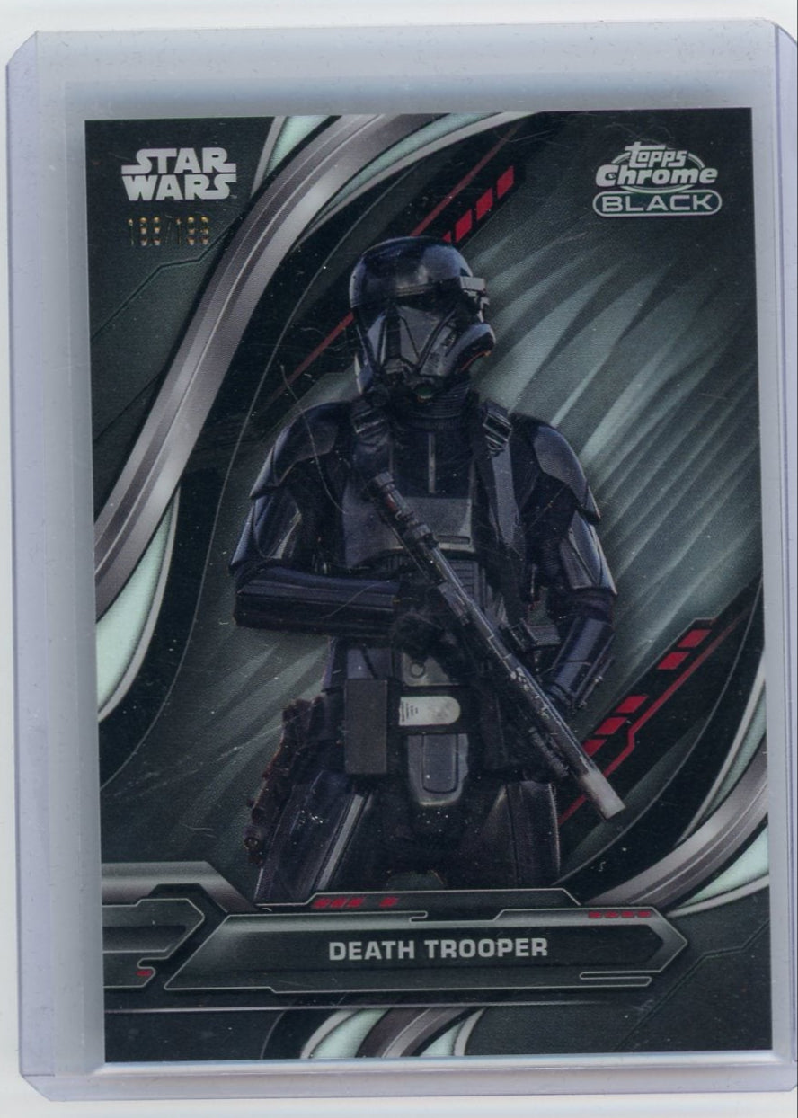 Death Trooper 2024 Topps Chrome Black Refractor #'d 188/199