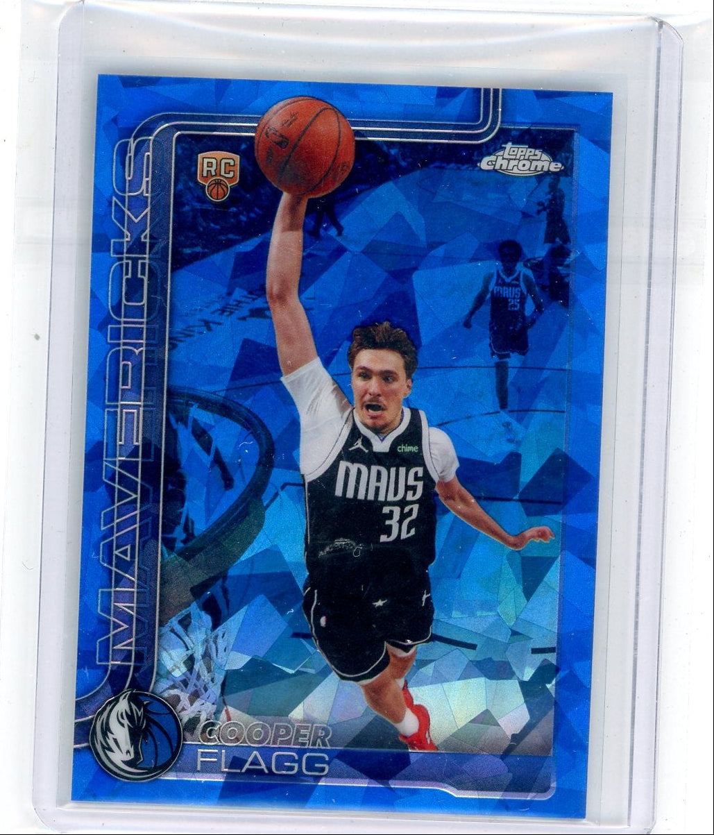 Cooper Flagg 2025-26 Topps Chrome Update Sapphire Rookie