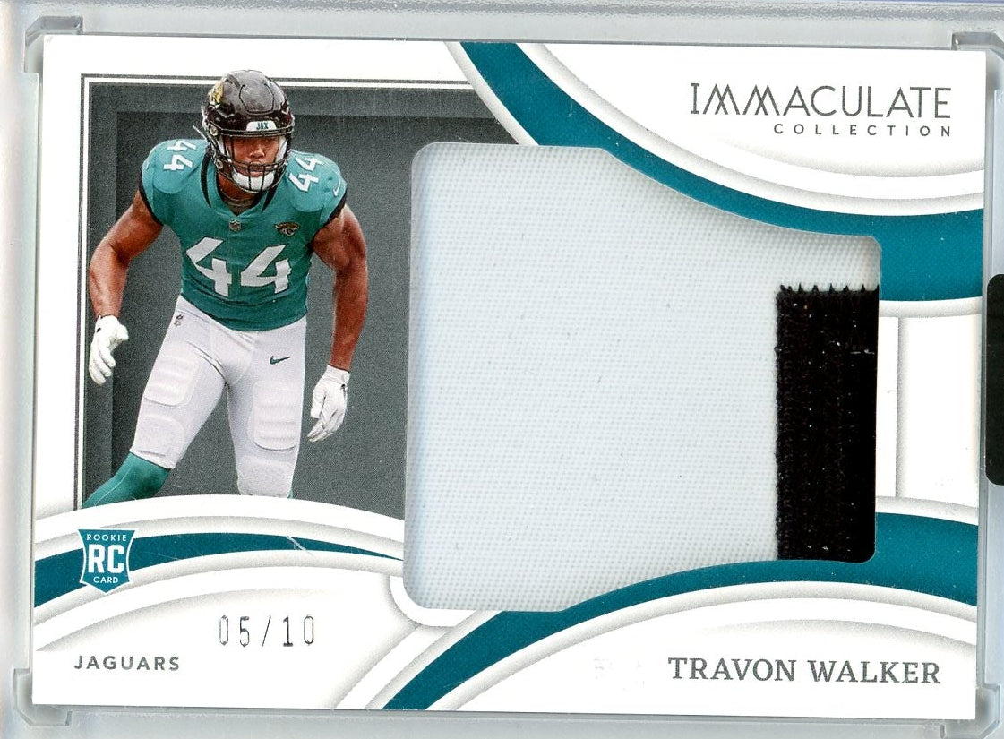 Travon Walker 2022 Panini Immaculate Patch #'d 05/10