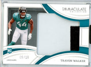 Travon Walker 2022 Panini Immaculate Patch #'d 05/10