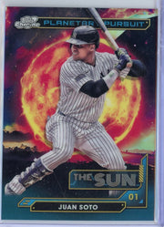 Juan Soto 2024 Topps Cosmic Chrome Planetary Pursuit The Sun