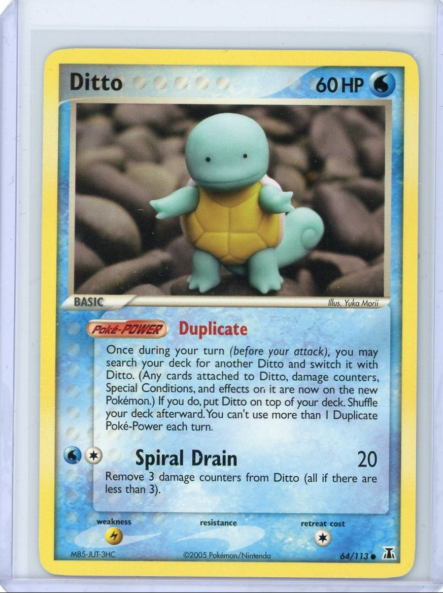 Ditto (Squirtle) Pokémon Delta Species #64/113