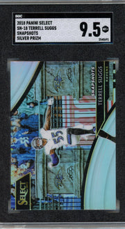Terrell Suggs 2018 Panini Select Snapshots silver prizm SGC 9.5