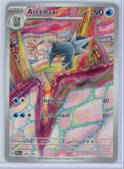 Arctibax Pokémon Paldea Evolved Illustration Rare #209/193