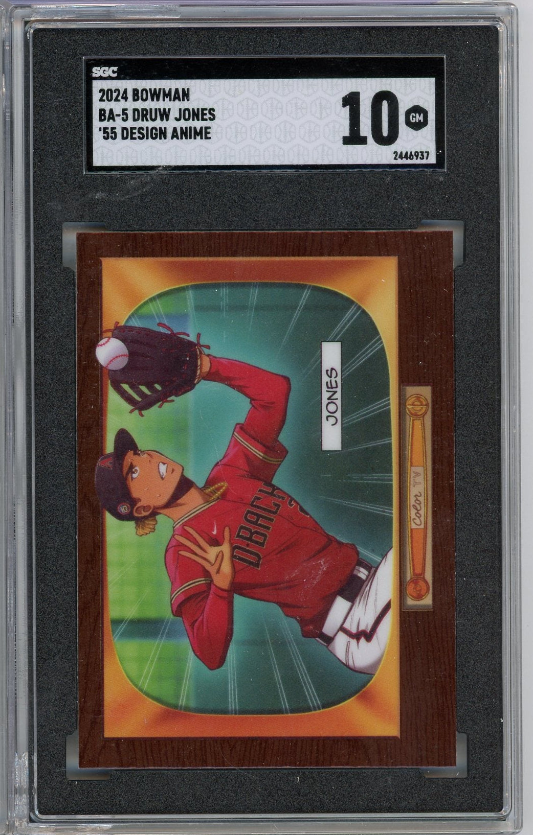 Druw Jones 2024 Bowman '55 Anime SGC 10