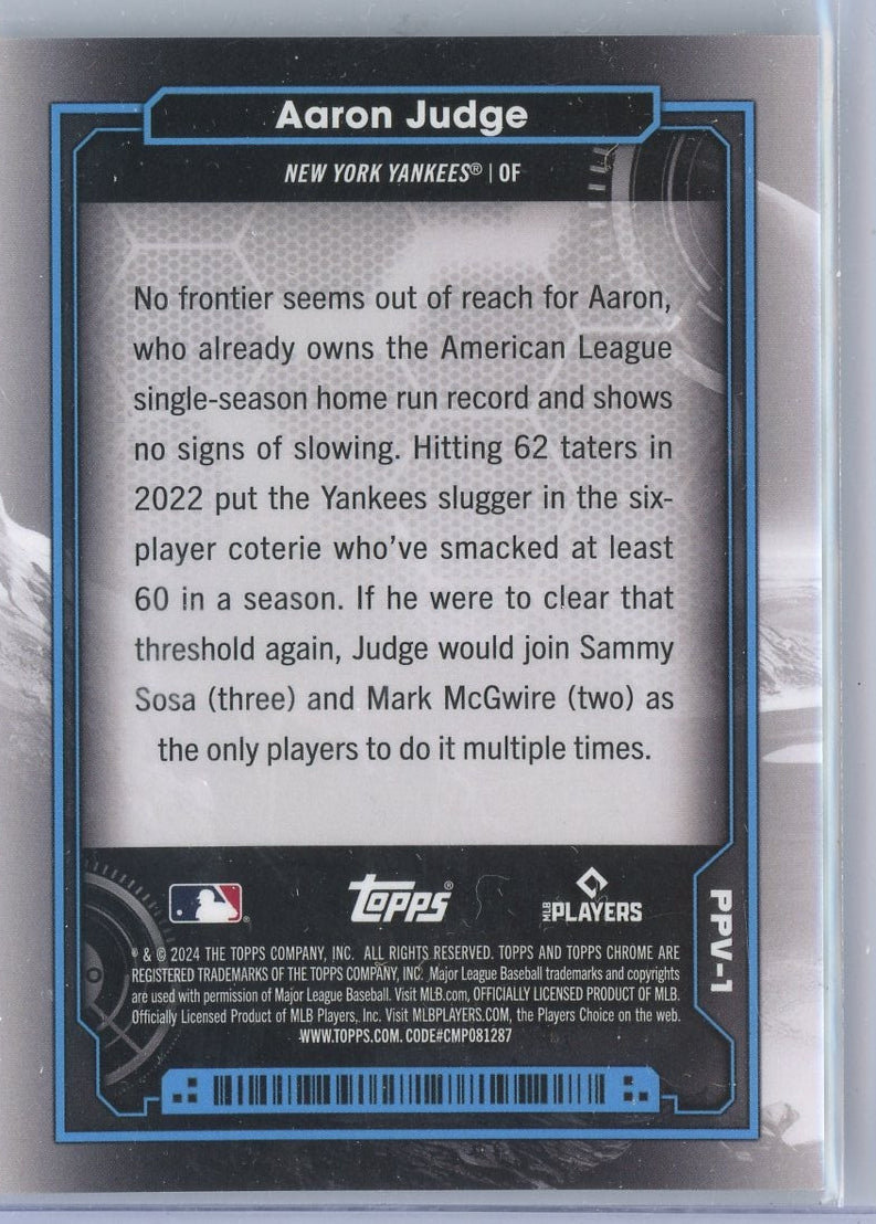 Aaron Judge 2024 Topps Cosmic Chrome Planetary Pursuit Venus