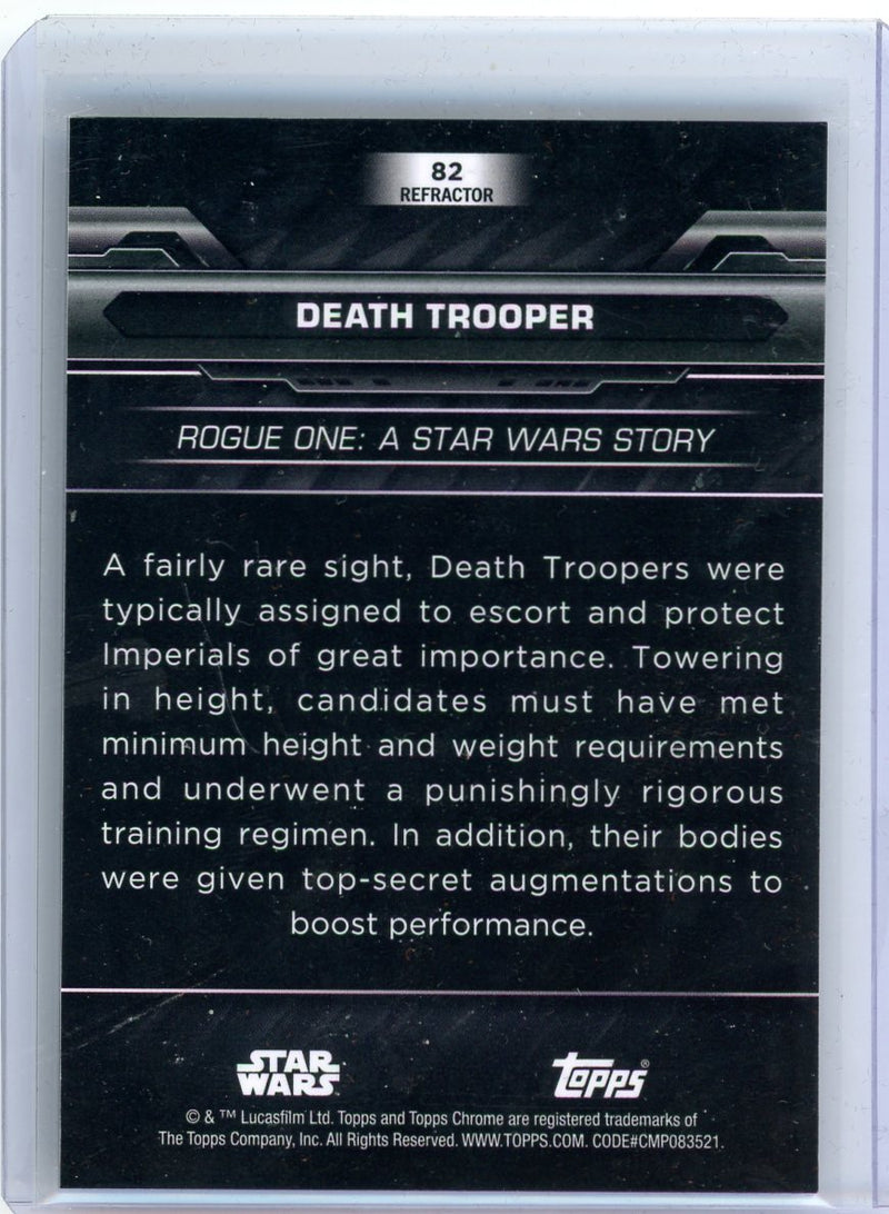 Death Trooper 2024 Topps Chrome Black Refractor 