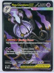 Mega Chandelure ex Pokémon Pitch Black SIR #115/084