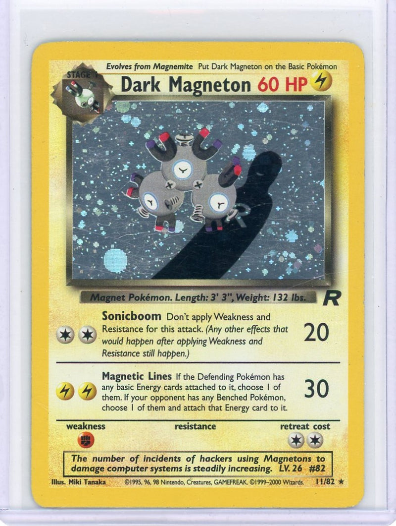 Dark Magneton 2000 Pokemon rare holo 11/82