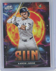 Aaron Judge 2025 Topps Cosmic Chrome Planetary Pursuit Sun