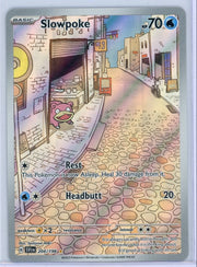 Slowpoke Pokémon Scarlet & Violet Illustration Rare #204/198