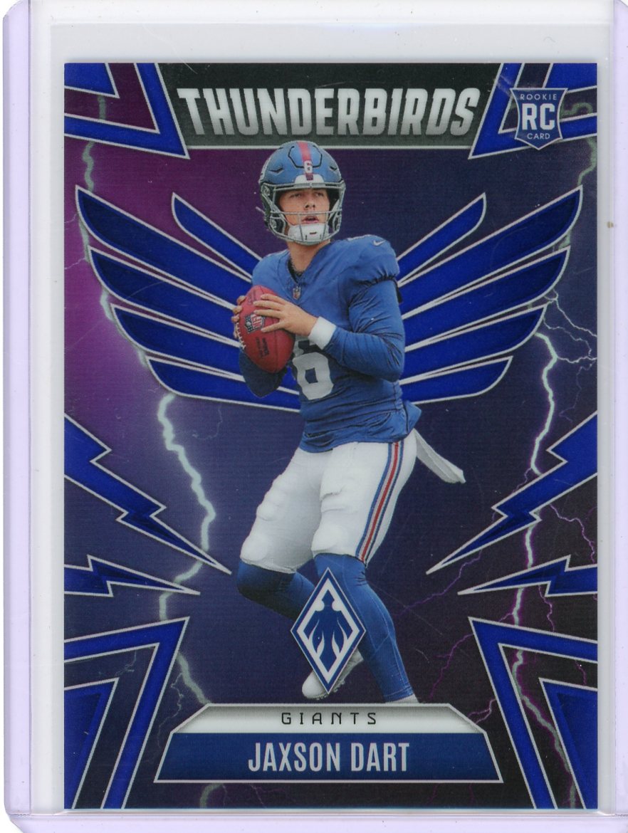 Jaxson Dart 2025 Phoenix Thunderbirds Blue #'d 024/199