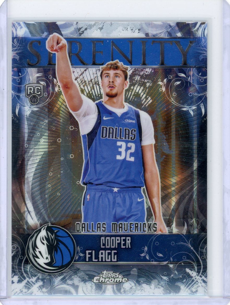 Cooper Flagg 2025-26 Topps Chrome Serenity RC