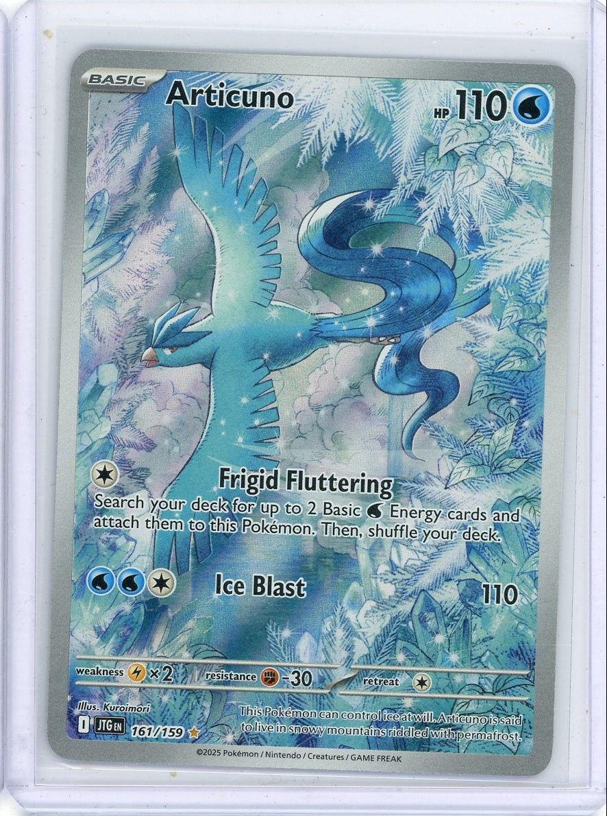 Articuno Pokémon Journey Together Illustration Rare #161/159