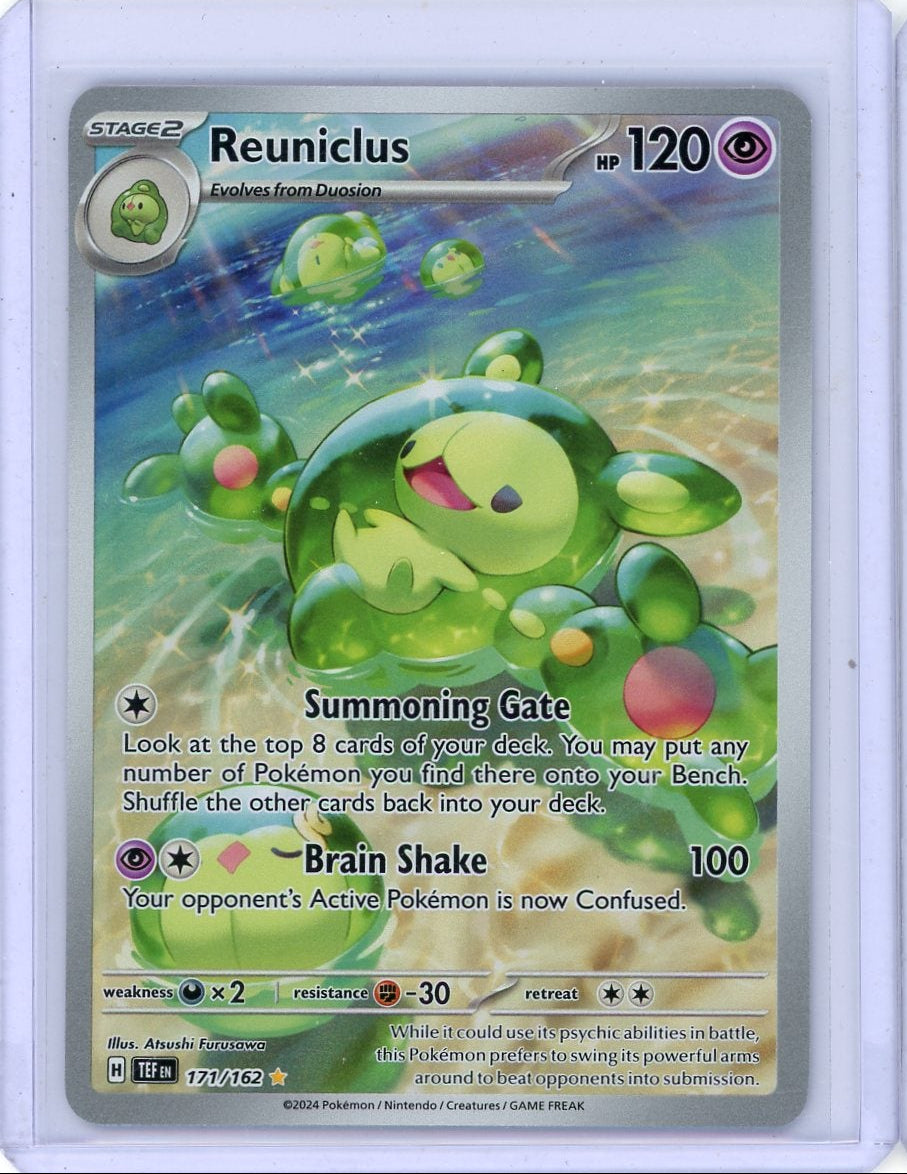 Reuniclus Pokémon Temporal Forces Illustration Rare #171/162