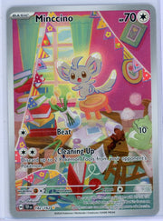 Minccino Pokémon Temporal Forces Illustration Rare #182/162